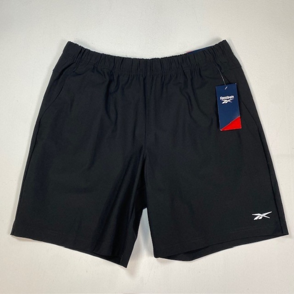 Reebok Jumpstart Shorts Mens Large Black Everyday Active Athletic REM251SH44003
